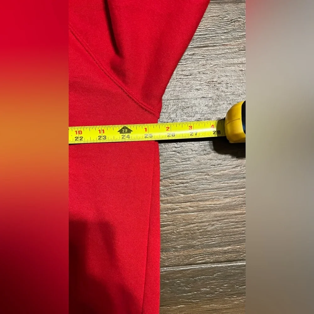 Jerzees Red‎ Crewneck Single Stitch Sweatshirt Made in USA Vintage